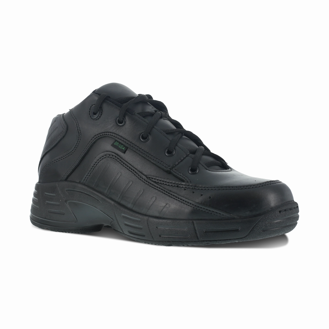 Reebok Work Postal TCT CP8275 Men's Athletic Postal Mid-Cut Boot In Black Heavy Duty Cushioning