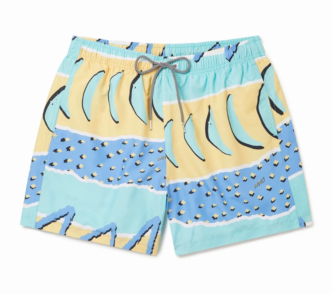 Spark Glow Fresh Prince Kids Swim Shorts- Mint