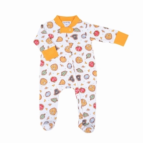 PrecisionTailoring Gobble, Gobble Cookies Printed Zipper Footie