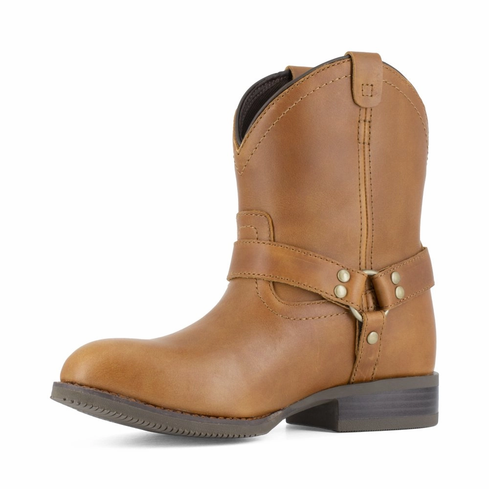 Comfort Cushion Frye Women's Crafted Harness Work Boot Steel Toe Fr40602f In Brown