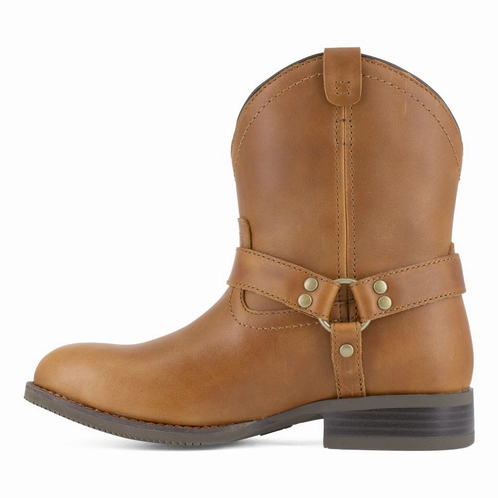 Heavy Duty Fit Abrasion resistant Frye Women's Crafted Harness Work Boot Steel Toe Fr40602f In Brown
