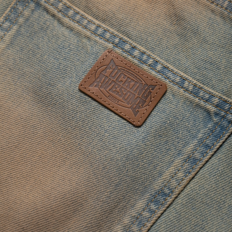 Fucking Awesome Fecke Washed Jean - Washed Indigo Modular Attachment System Breathable Lamination