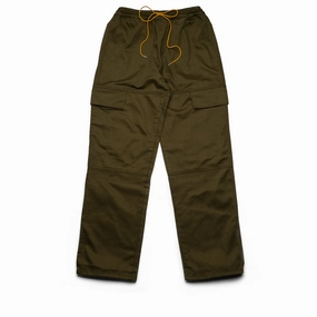 Rhude Plateau Cargo Pant - Dark Olive Holiday Ease Casual Fashion
