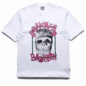 Babylon Bonehead Tee - White AntiPillingFabric