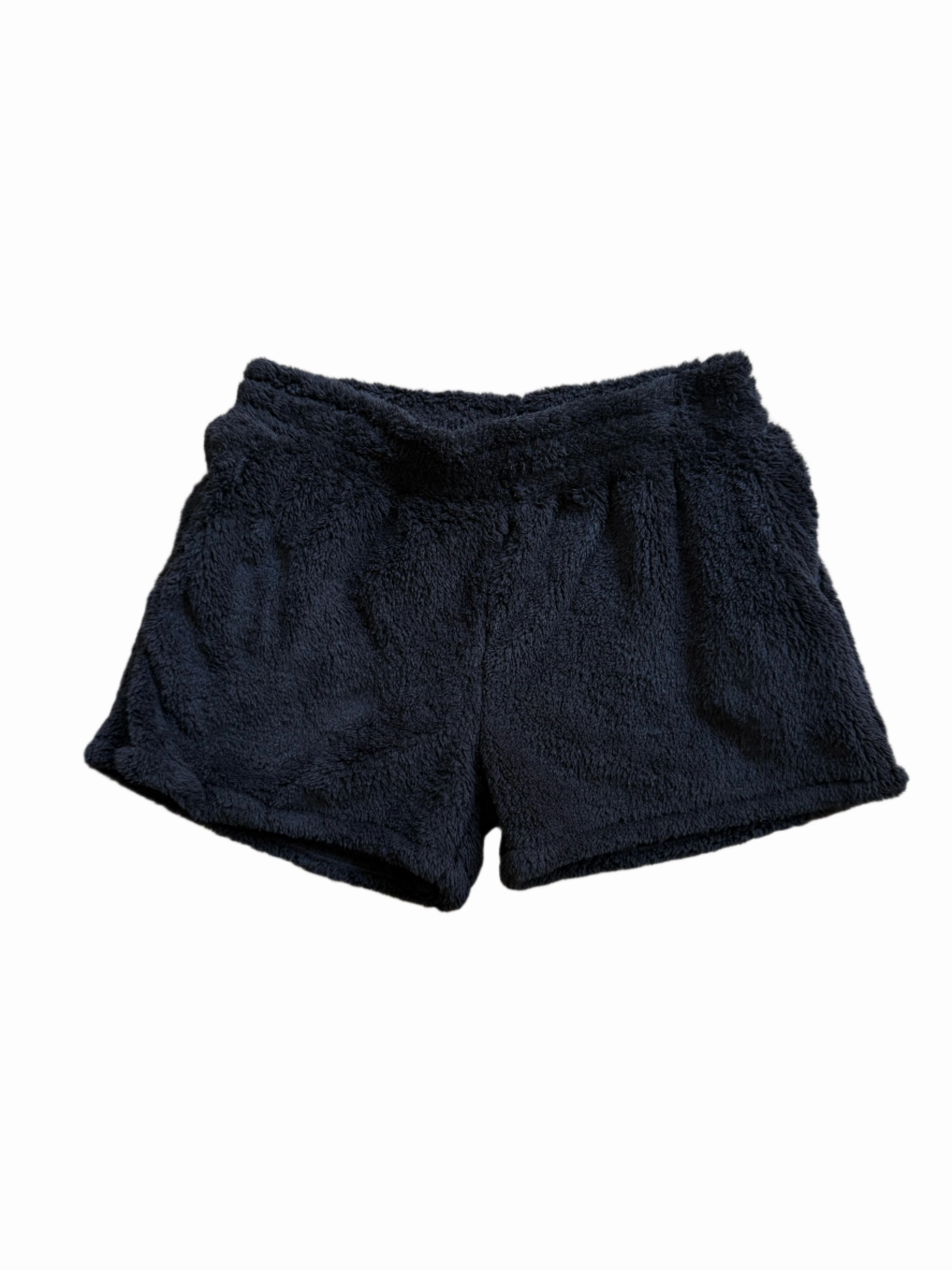 Ethical Mode Fuzzy Shorts - Black