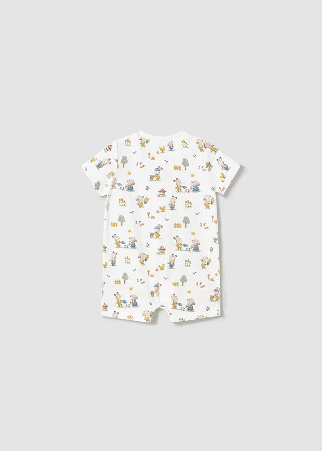 Rugged shoes Gardening Goat and Bunny Knit Romper