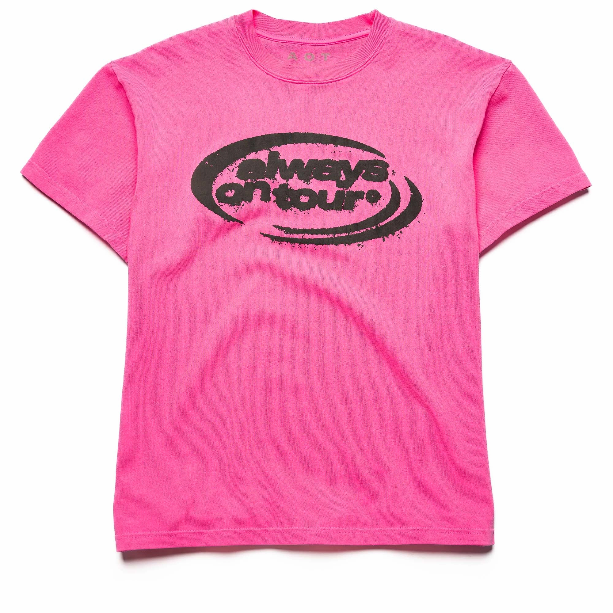 Comfy Style Always On Tour Spinner Tee - Pink