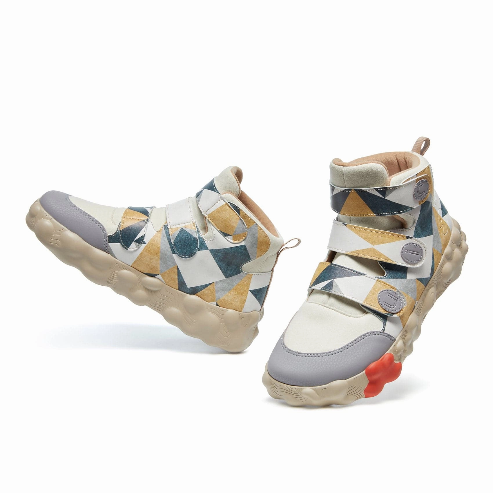 Geometric Stone Road Figueras V Men Comfortable to wear Reinforced Heel Cup