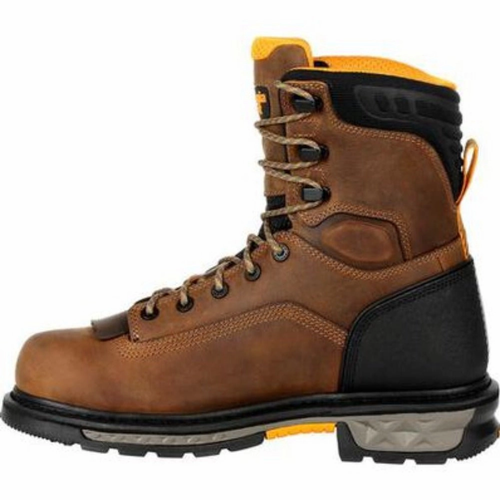 Feather Light Cold Weather Commuter Elevated Comfort Georgia Boot Carbo-tec Ltx Men's Boots Gb00392 In Brown