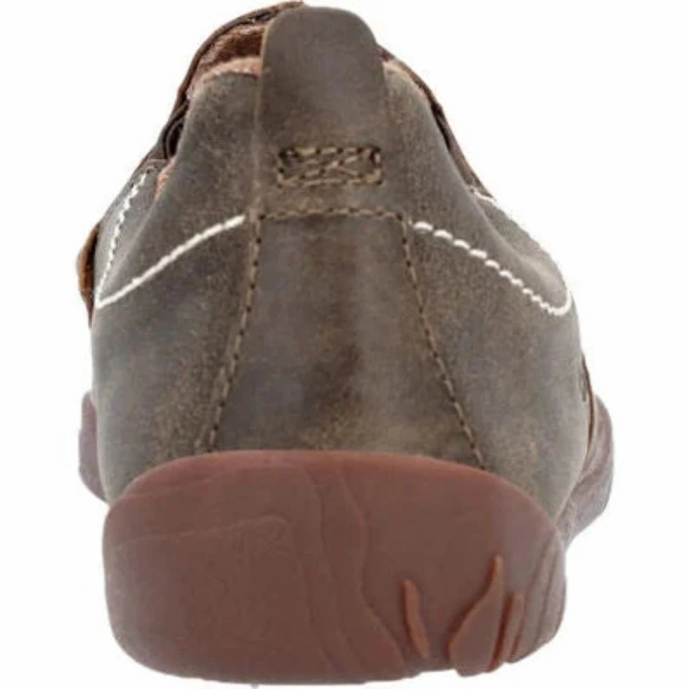 Georgia Boot Cedar Falls Men's Moc-toe Slip On Gb00560 In Brown Dual Density Outsole Tough Sole