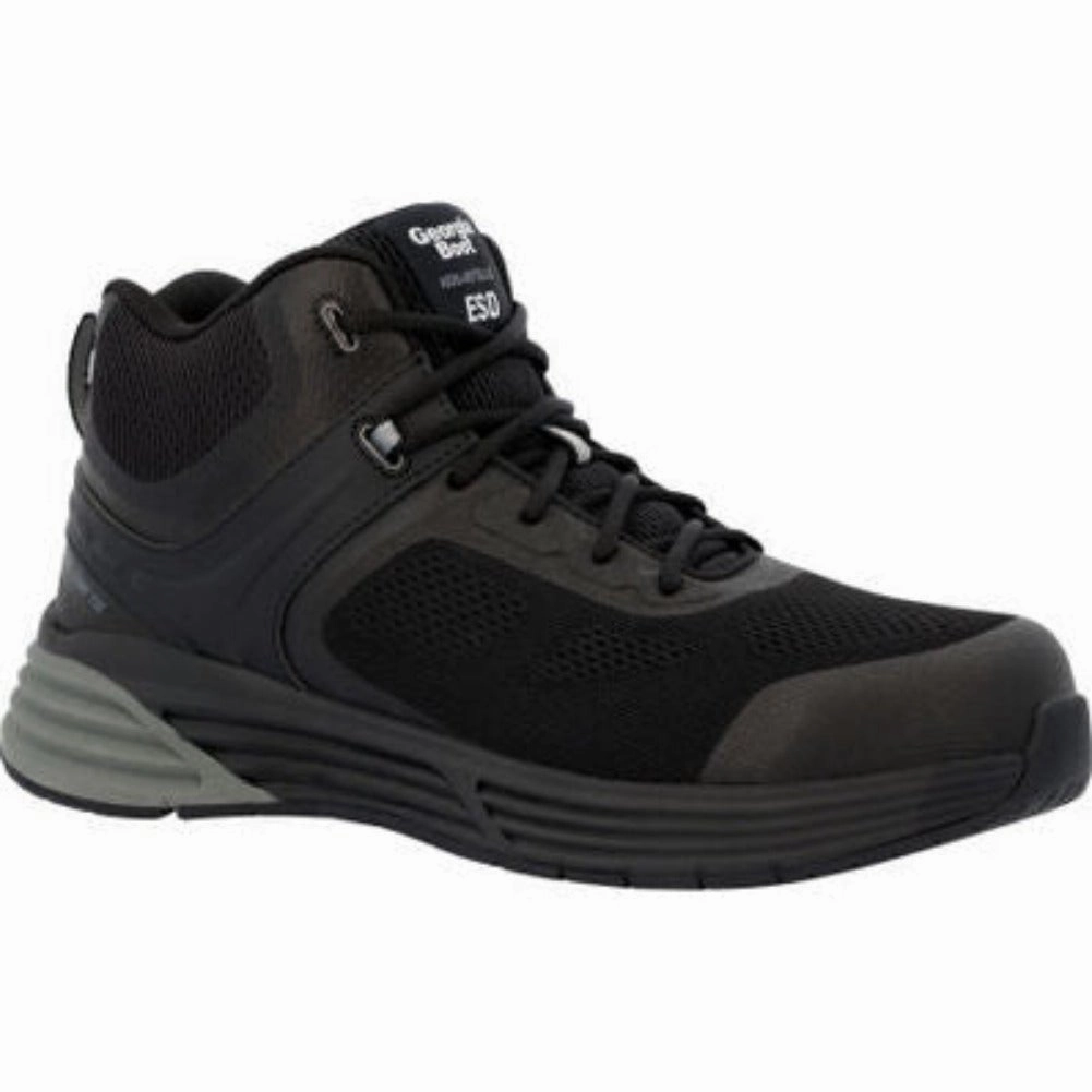 Seamless Style Hydraulic Impact Resistance Georgia Boot Durablend Sport Men's Athletic Hi-top Boots Gb00544 In Black