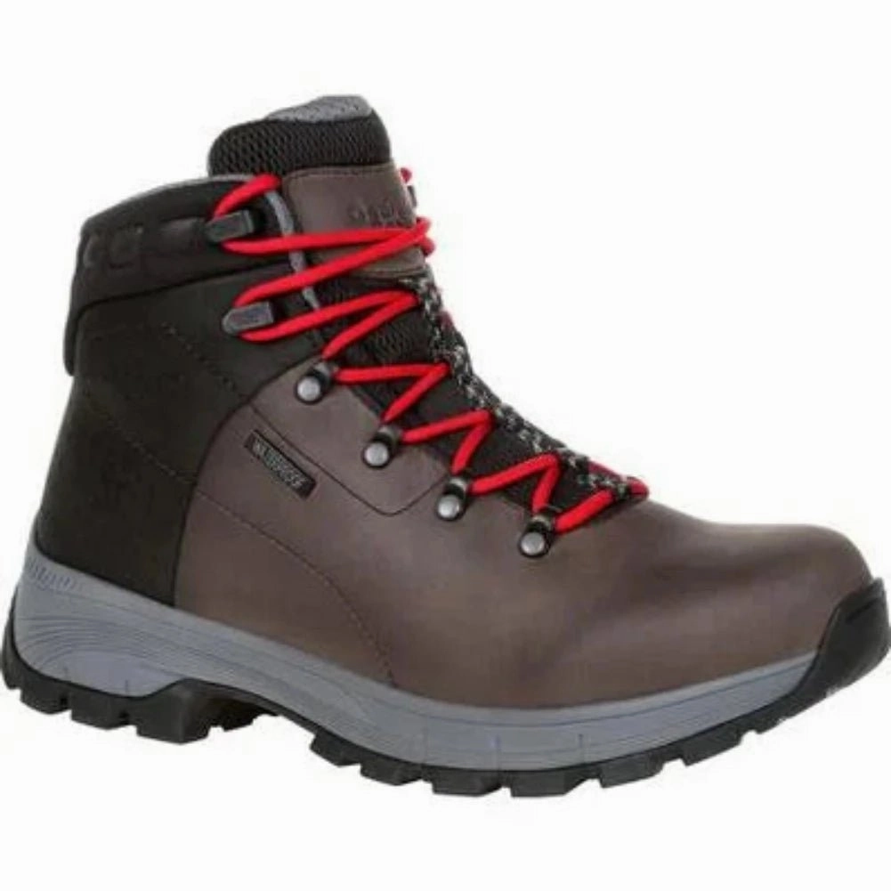 Comfort Laces Breathable Cold Climate Georgia Boot Eagle Trail Men's Waterproof Hiker Boots Gb00399 In Black