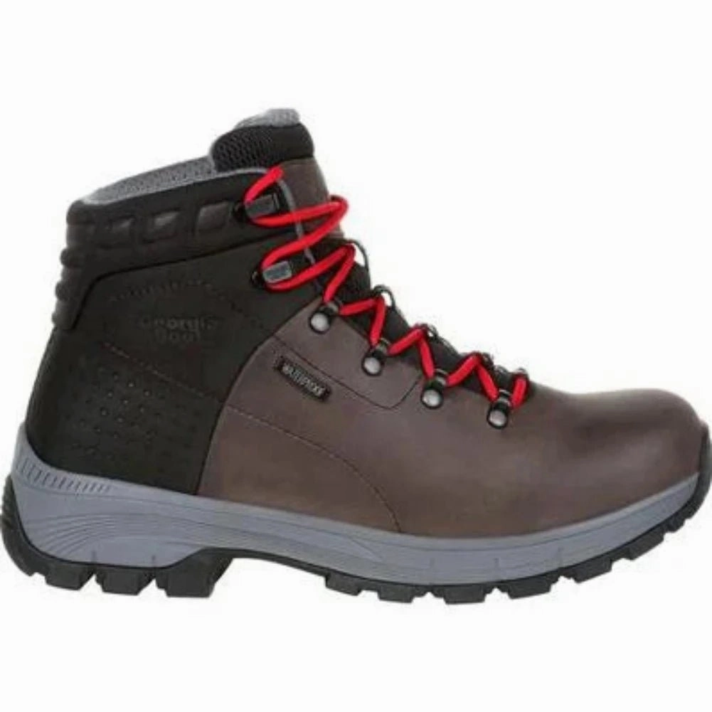 Georgia Boot Eagle Trail Men's Waterproof Hiker Boots Gb00399 In Black Sport Inspired Nature Lover