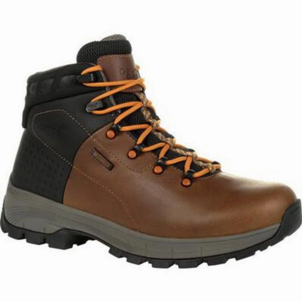 Georgia Boot Eagle Trail Men's Waterproof Hiker Boots Gb00402 In Brown Temperature Regulating Lining