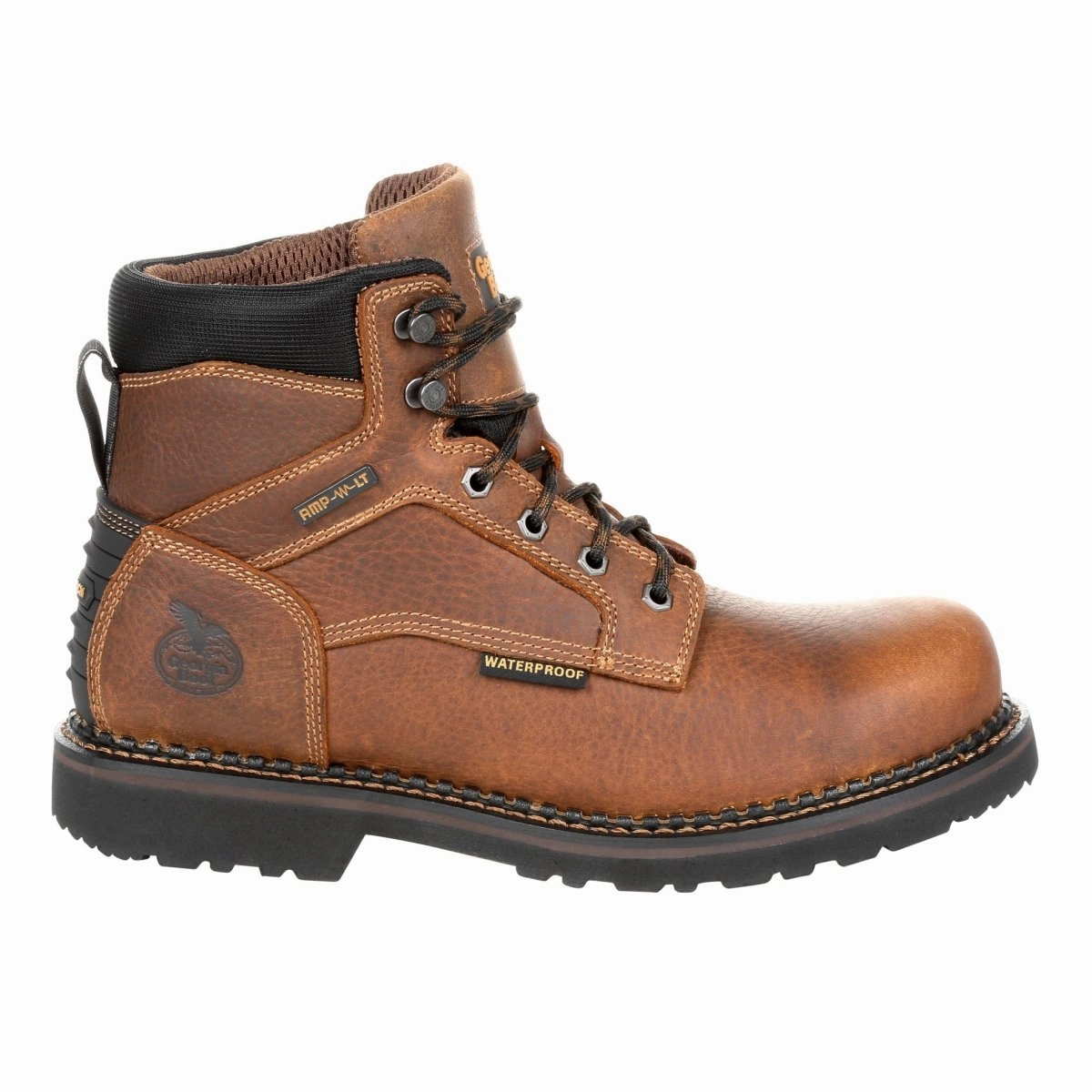 Georgia Boot Giant Revamp Men's Waterproof Work Boots Gb00317 In Brown Waterproof Feature