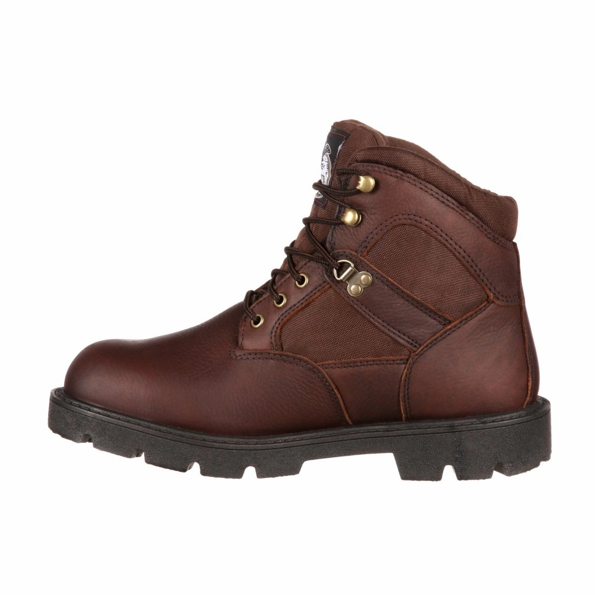 Georgia Boot Homeland Men's Toe Waterproof Work Boots G106 In Brown Eco Friendly Tannery