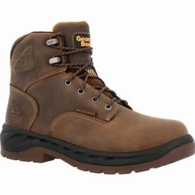 Durable Look abrasion resistant coating Georgia Boot Ot Men's Waterproof Boots Gb00521 In Brown