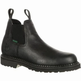 London Edge Georgia Boot Romeo Men's Waterproof Boots Gb00084 In Black