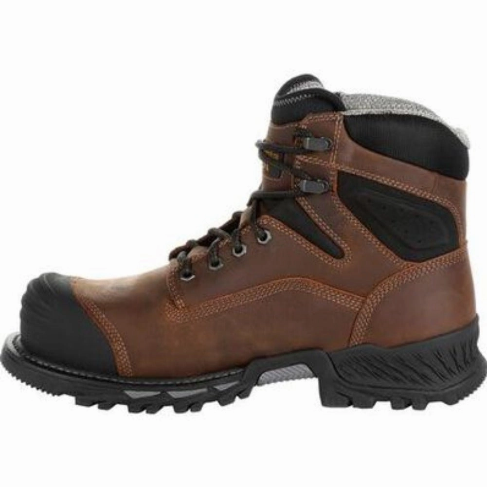 Georgia Boot Rumbler Men's Waterproof Work Boots Gb00284 In Brown Stylish Design