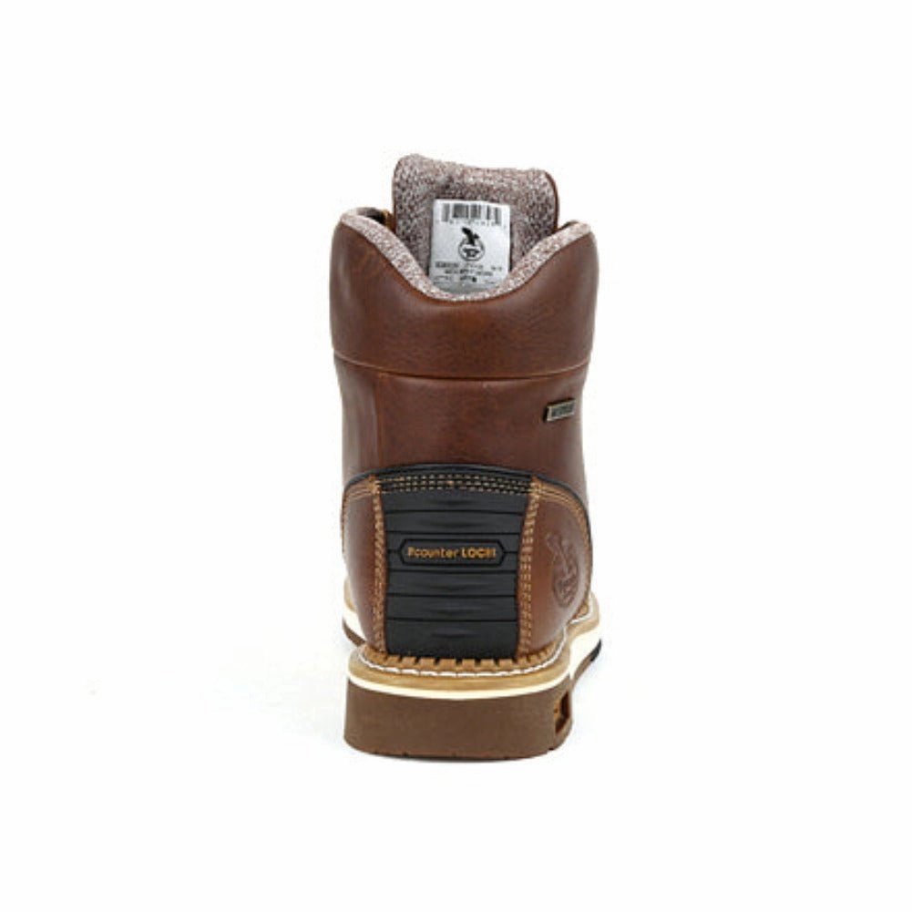 Trail Support Comfort Lining Hiking Trails Georgia Boot Wedge Men's Steel Toe Waterproof Boots Gb00351 In Brown