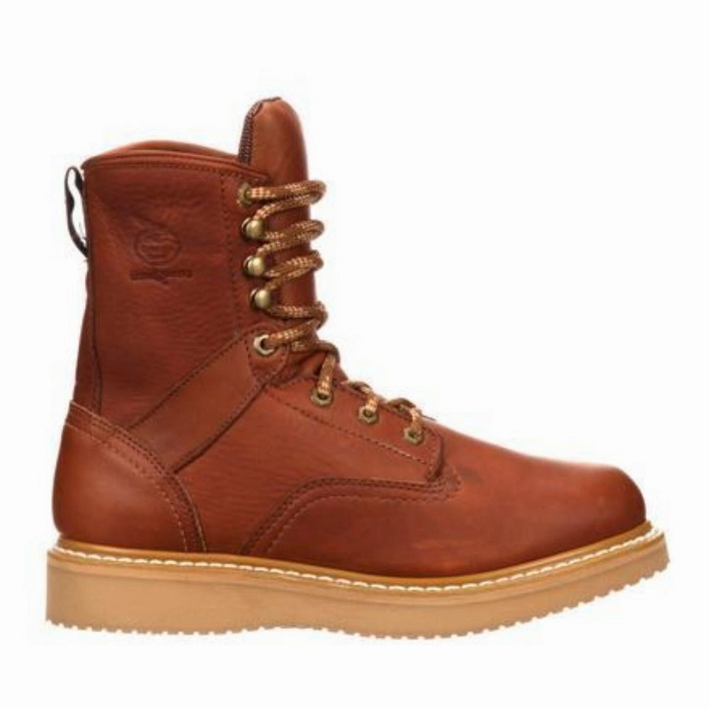 Georgia Boot Wedge Men's Work Boots G8152 In Barracuda Gold Eco Material Functional Minimalist