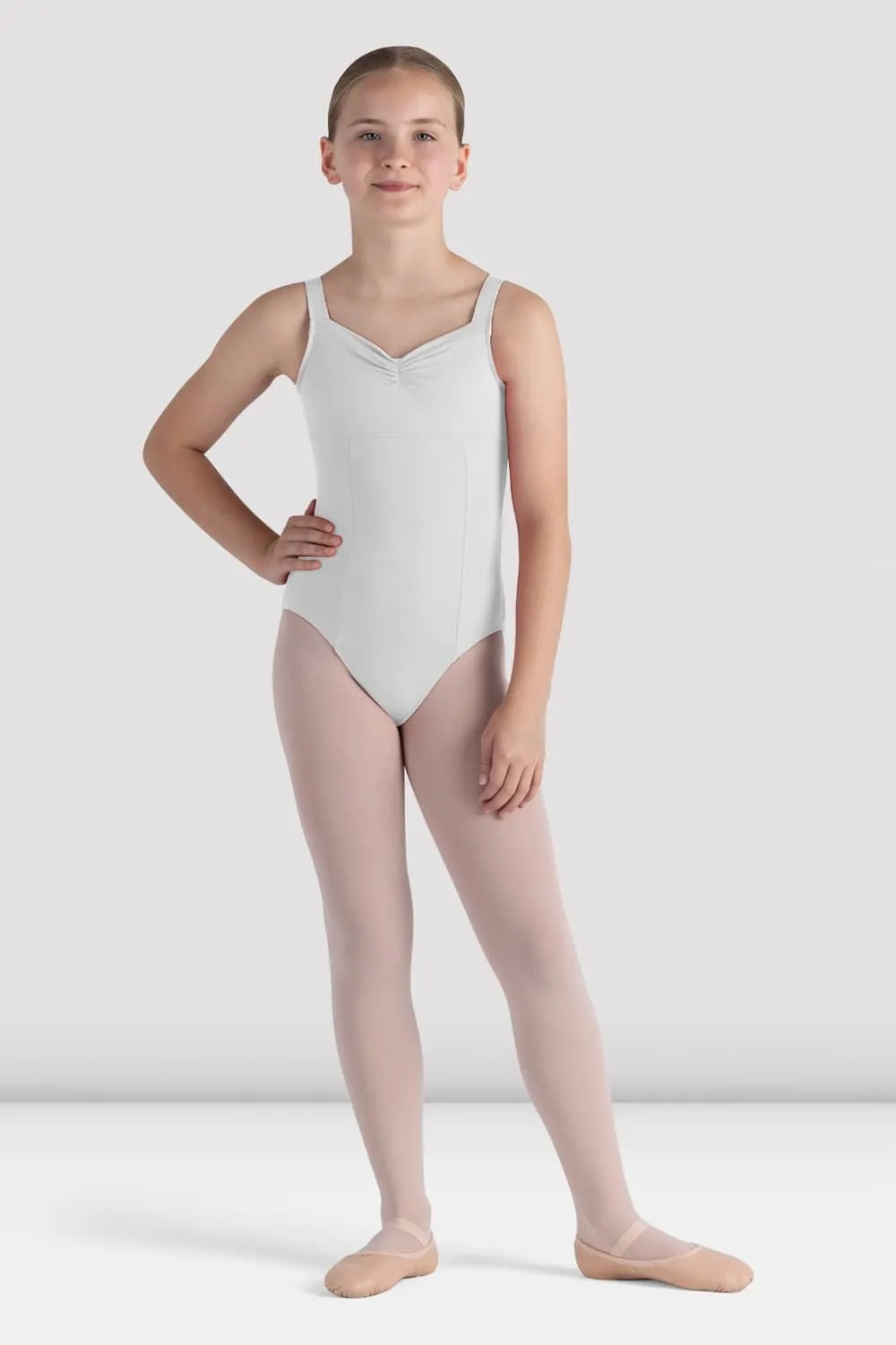 Flatlock stitching Girls Alice Tank Leotard