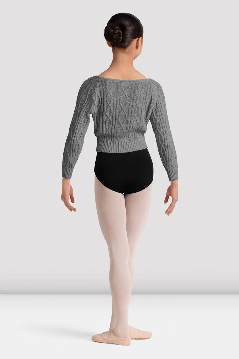 Contoured Waistband Girls Aquilo V Neck Sweater