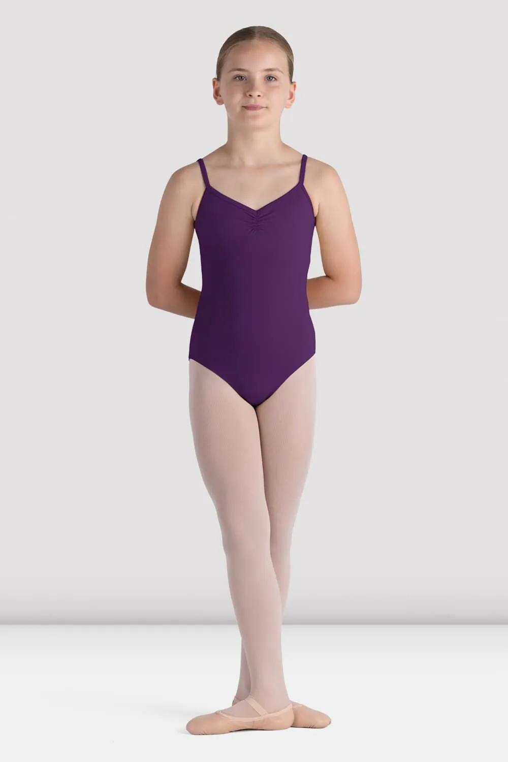 Orthotic Compatible Structure Girls Ari Camisole Leotard