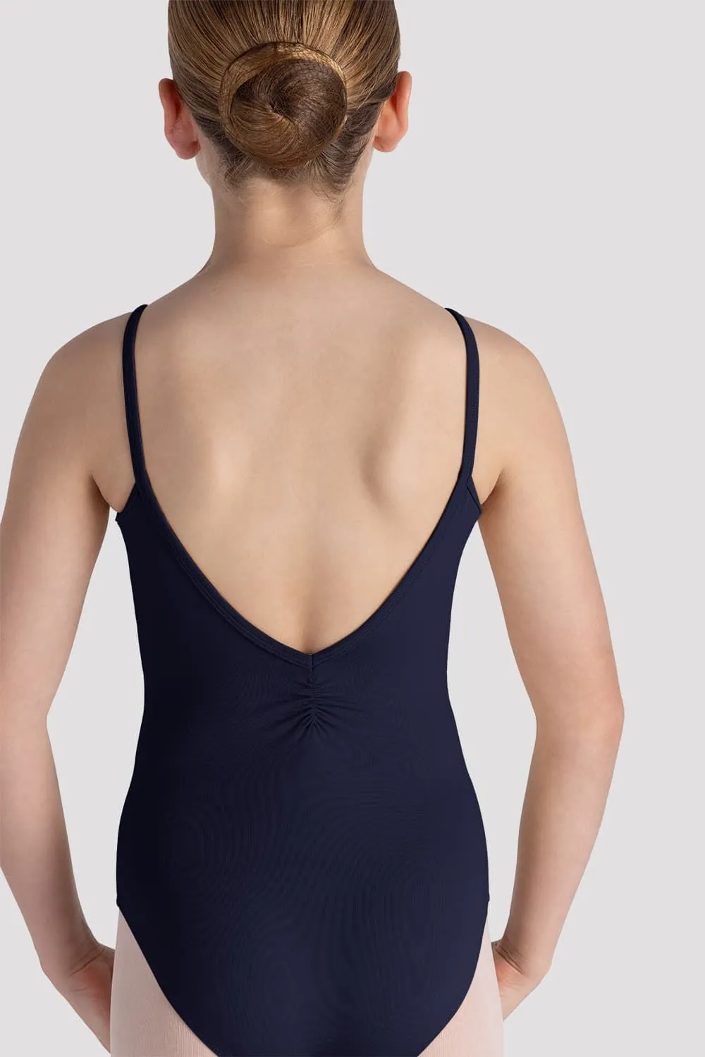 size Lightweight Weave Girls Ari Camisole Leotard