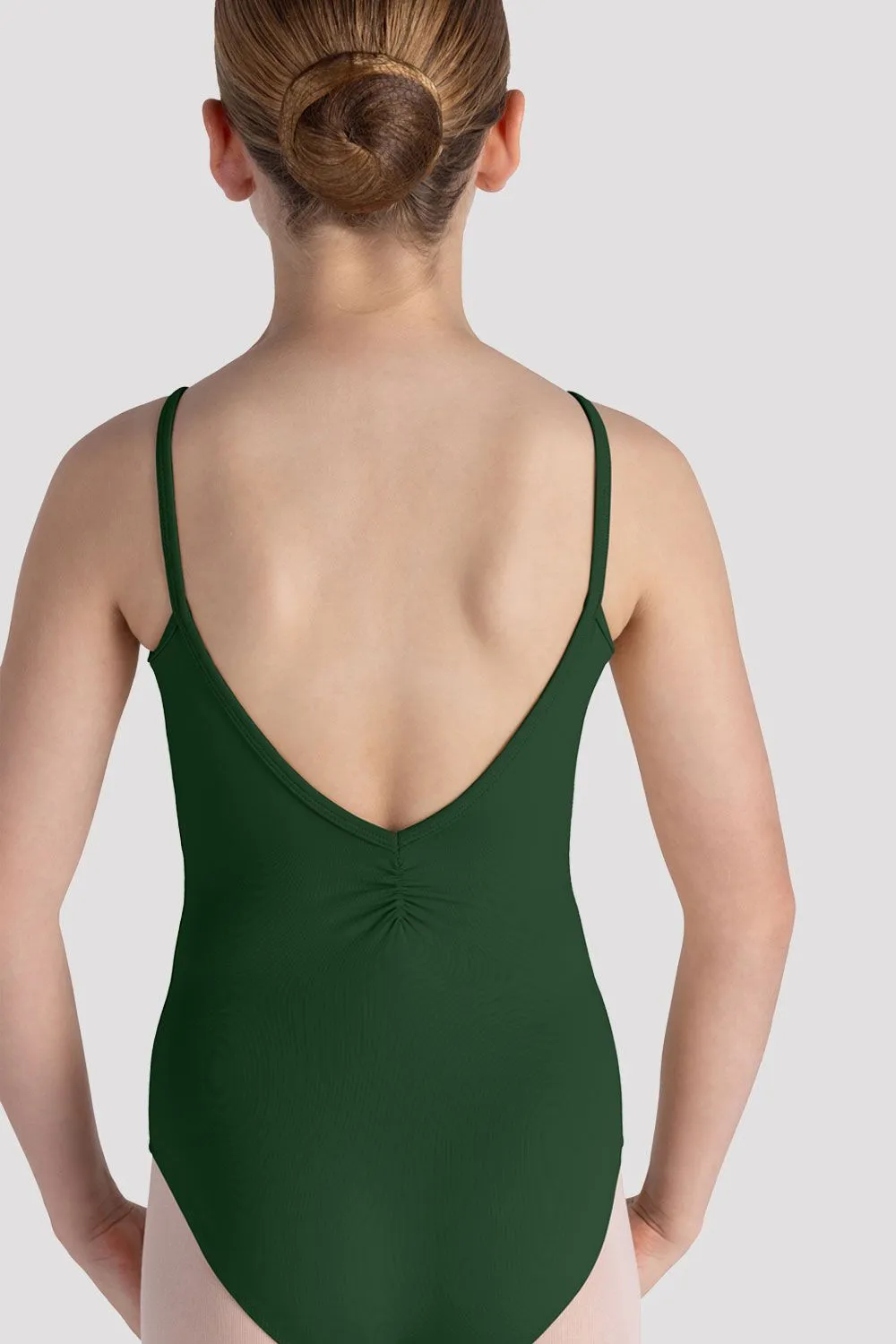 Lightweight Thermal Layer Non Chafing Flat Seams Girls Ari Camisole Leotard