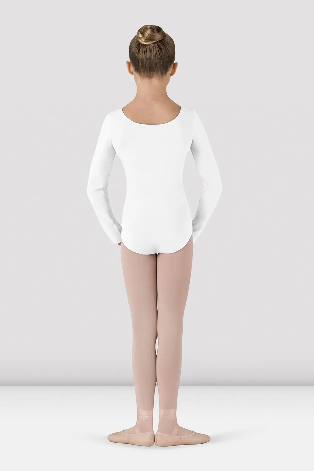 NonChafingSeams Ultimate Wear Girls Basic Long Sleeve Leotard