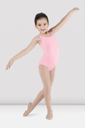 Girls Dynamic Tank Leotard Suede