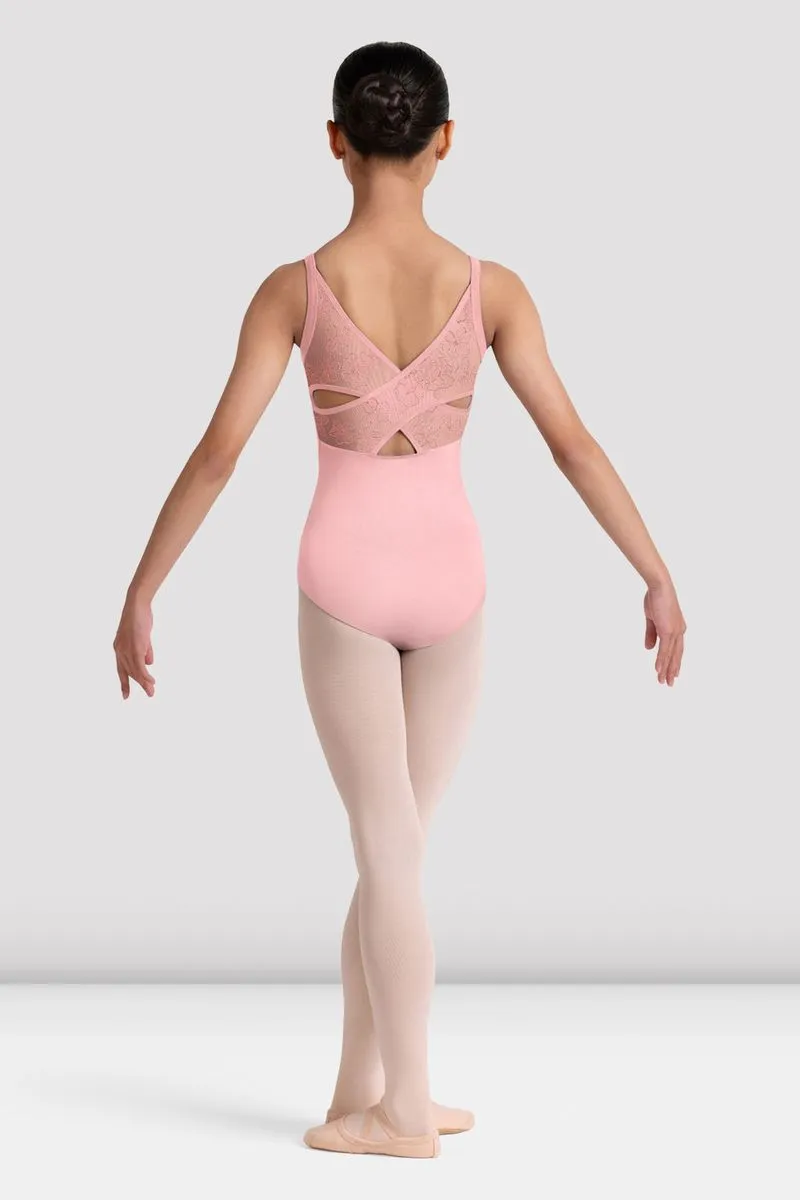 Training Ready Girls Jazz Floral Cross Back Leotard