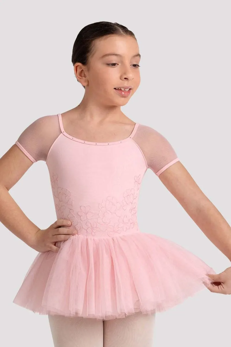 Quick Flex regional Girls Lucy Floral Cap Sleeve Tutu Dress