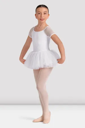 Lightweight Frame Structure Girls Lucy Floral Cap Sleeve Tutu Dress