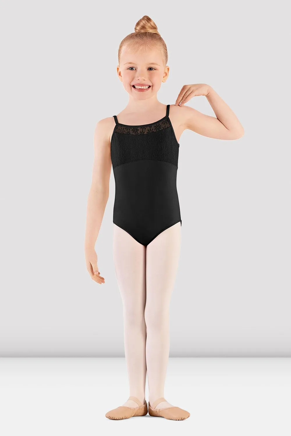 Girls Mirella Majesty Camisole Leotard Gradient Density Layering TearResistant Reinforcement