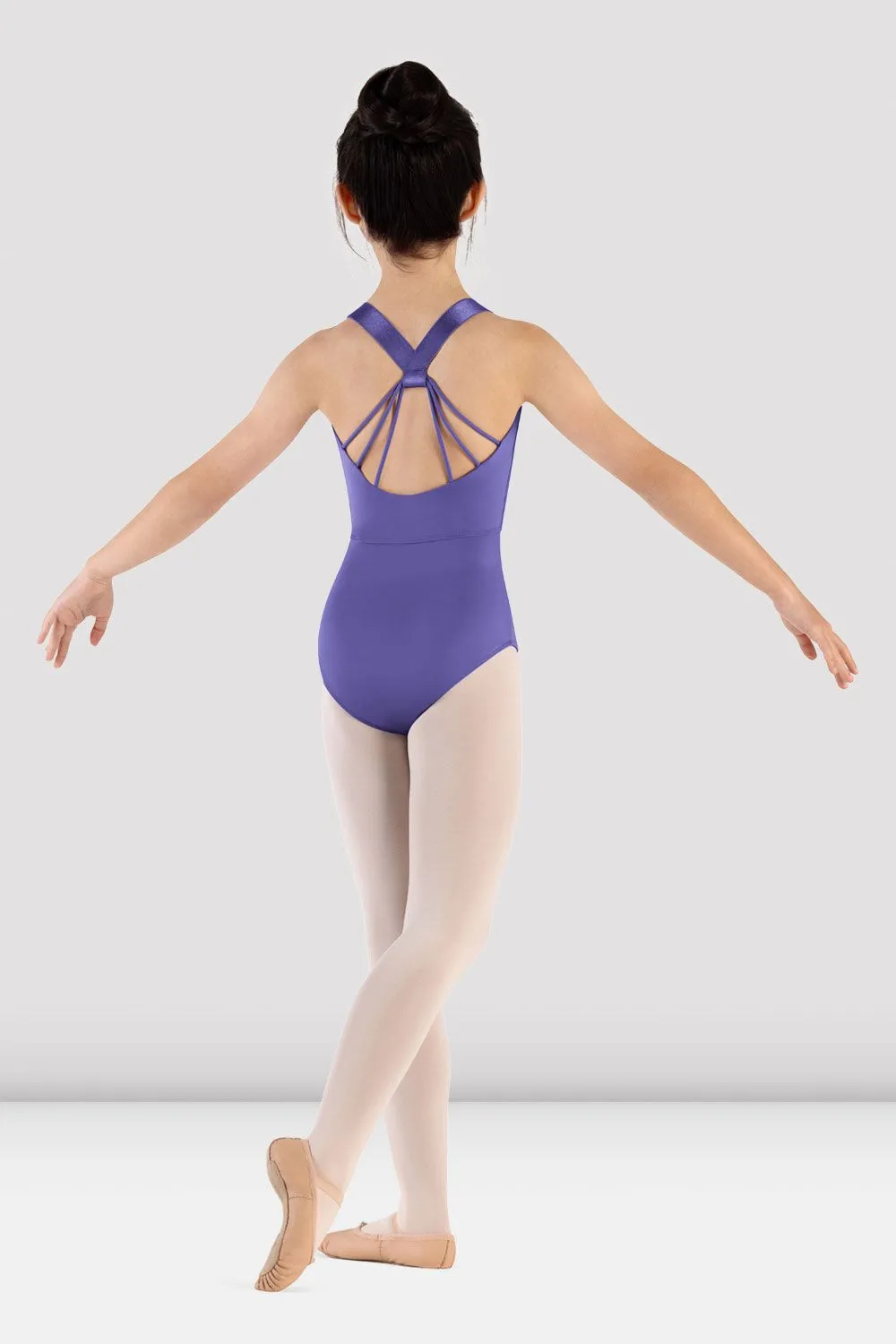 User-Friendly ImpactDispersing Fabric Technology Girls Mirella Majesty Cross Back Leotard