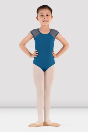 Girls Rafie Mesh Back Leotard Renewable