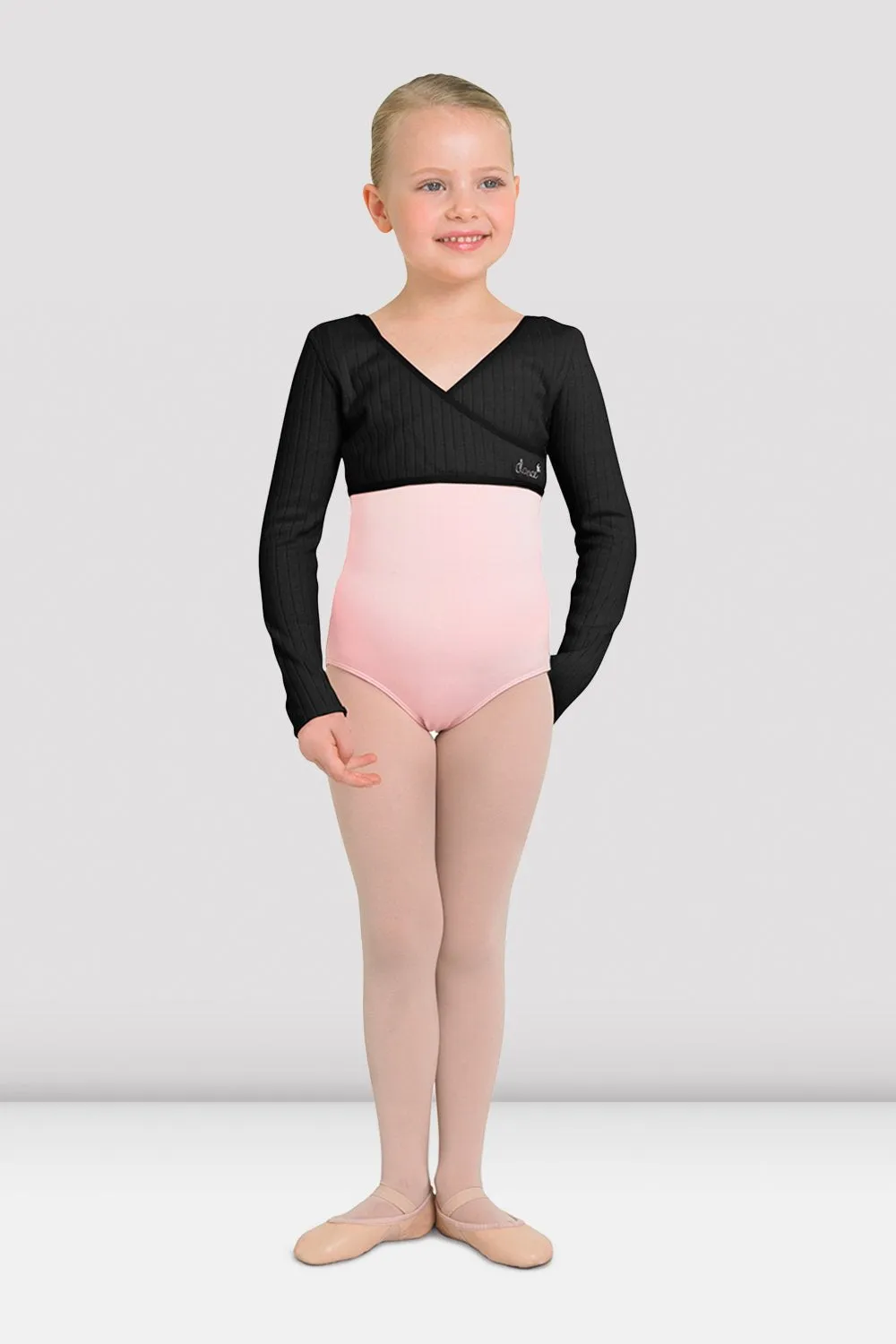 WaterResistant Coating fashion-conscious Girls Rib Cross Front Top