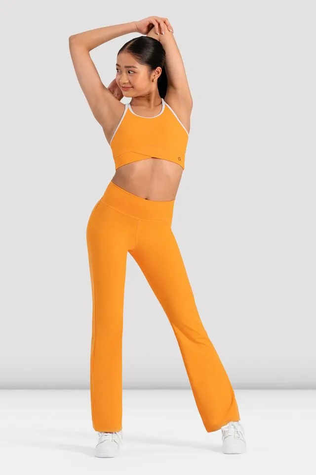 Girls Signature Flare Legging nuclear power