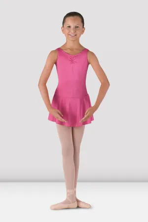 Girls Skirted Tank Leotard NonRestrictiveDesign ContouredErgonomicFit