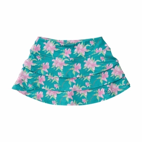 Frost Glow StaticResistant Girls Starboard Swing Skort in Augusta Azalea Print