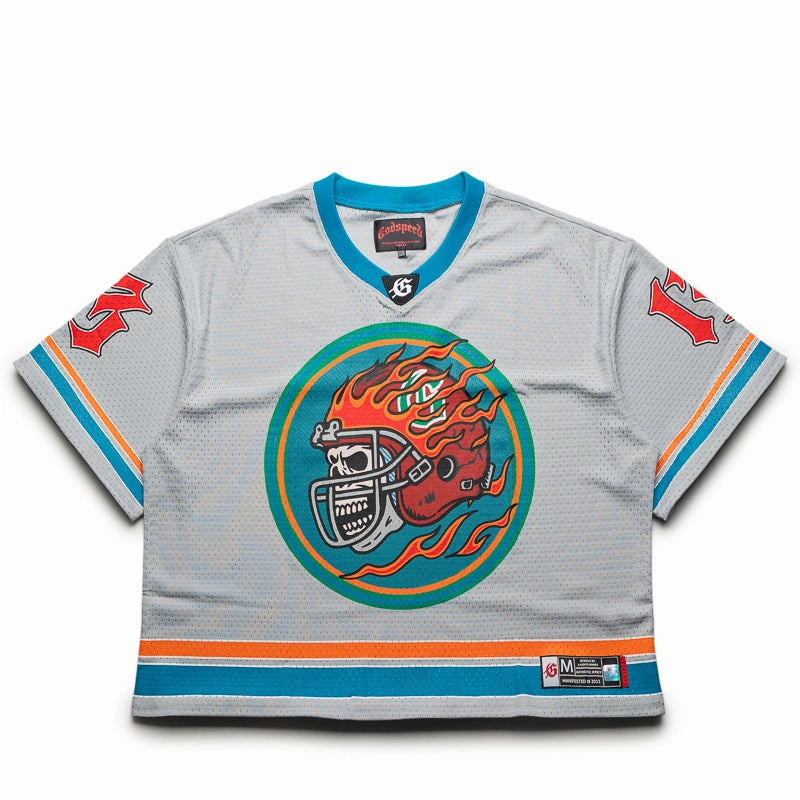 Godspeed New York First Down Jersey - Grey/Blue FlexibleMaterial Love Energy