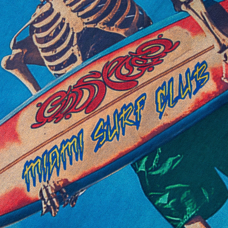 Godspeed New York Miami Surf Club Tee - Blue Fashion Footwear