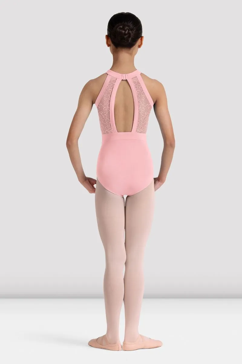 Girls Kiki Floral Halterneck Leotard LowImpactSupport Purse