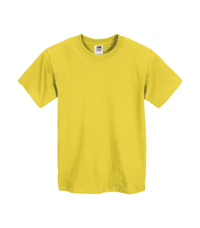 FRUIT OF THE LOOM? HEAVY COTTON HD? YOUTH T-SHIRT Timeless Wear Stretchable Knit