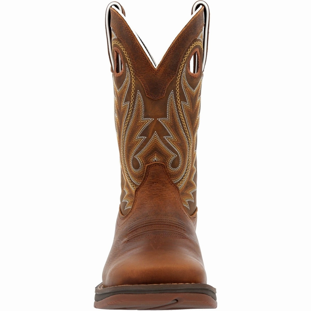 Durango Rebel Men's Western Boots Ddb0377 In Saddle Brown All-day Comfort puncture resistant