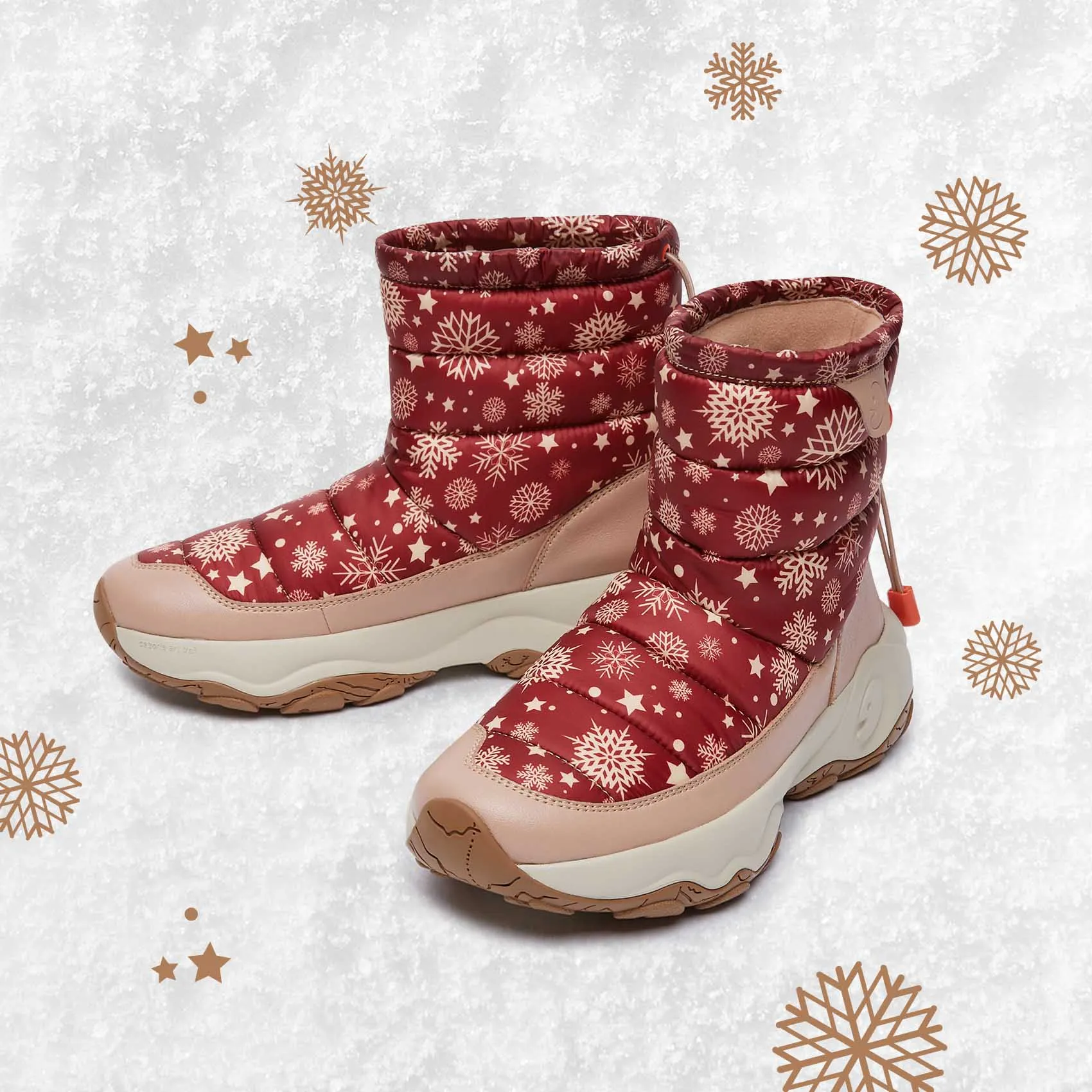 Compression Molded Midsole Resilient Sole Winter Red Cazorla IV Women