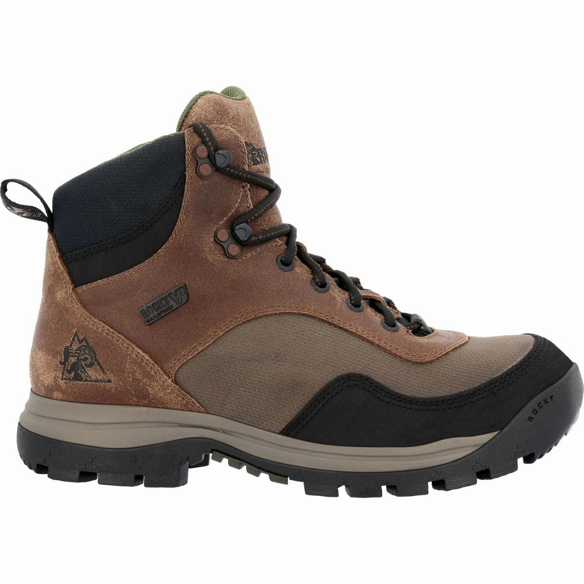 Rocky Lynx Men's Outdoor Soft Toe Boots Rks0629 In Brown Seamless Interior Grippy Outsole Backcountry Camper