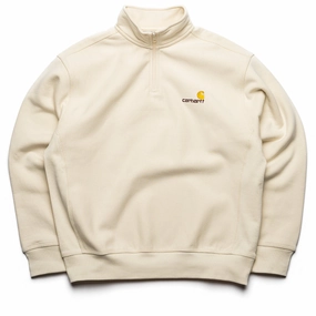 FadeResistant Dye Carhartt WIP American Script Pullover - Natural
